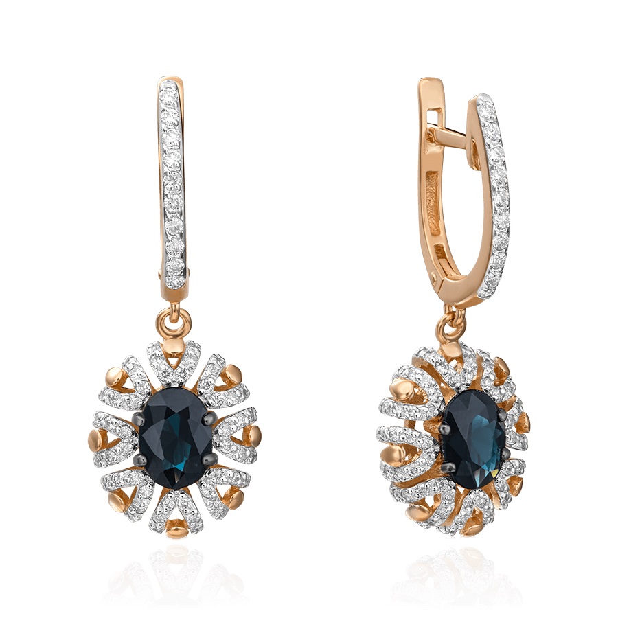 

Серьги из красного золота с бриллиантом PLATINA jewelry 02-0779-00-105-1110-30, 02-0779-00-105-1110-30