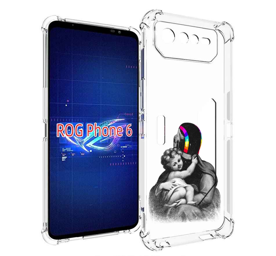 

Чехол MyPads защитник в шлеме для Asus ROG Phone 6, Прозрачный, Tocco