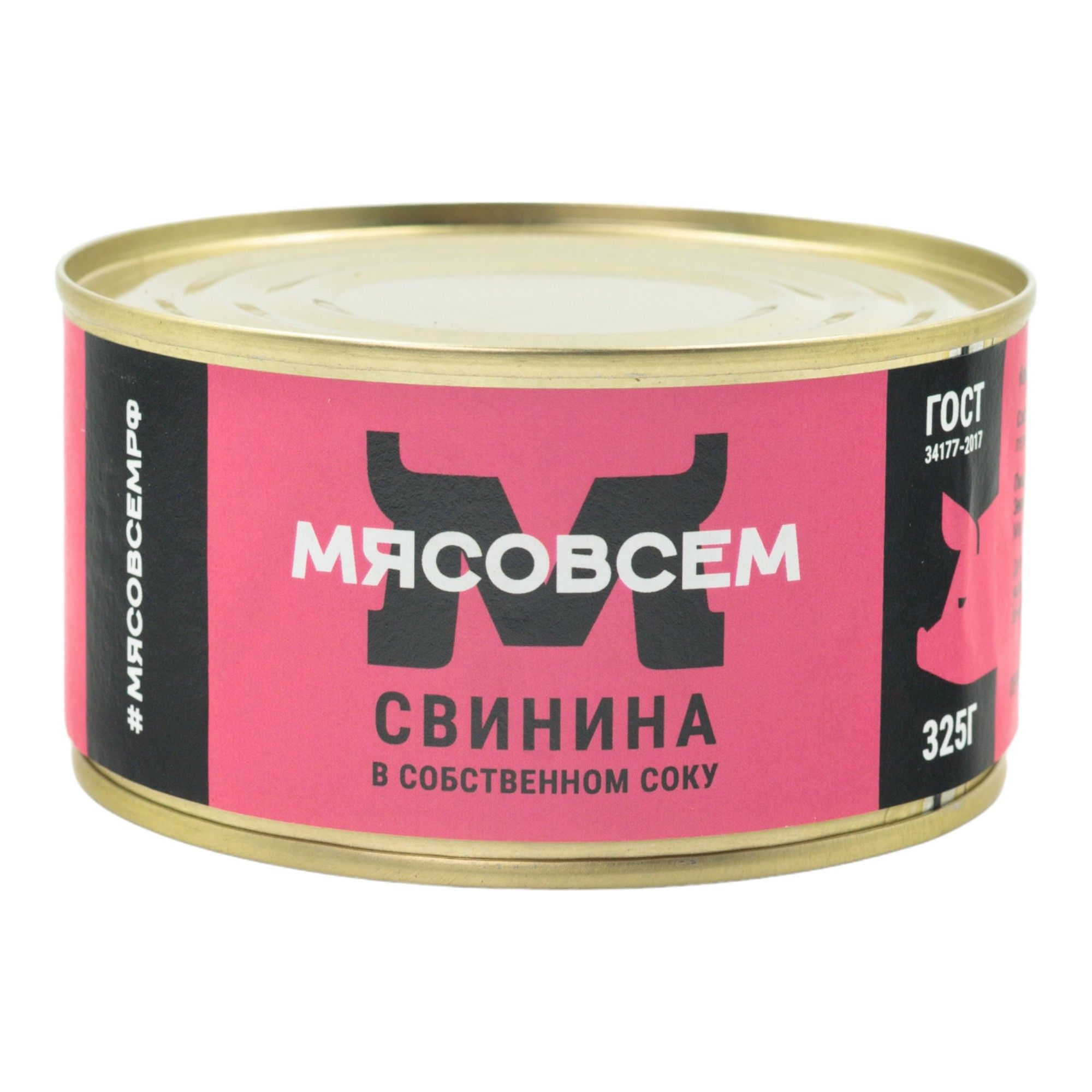 

Свинина Мясовсем в собственном соку 325 г