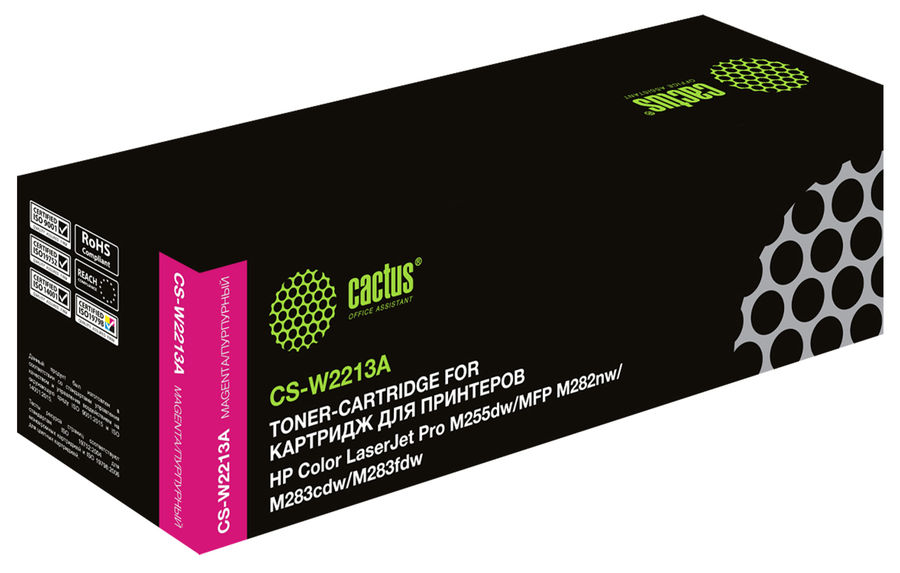 

Картридж для лазерного принтера CACTUS CS-W2213A пурпурный, совместимый, CS-W2213A