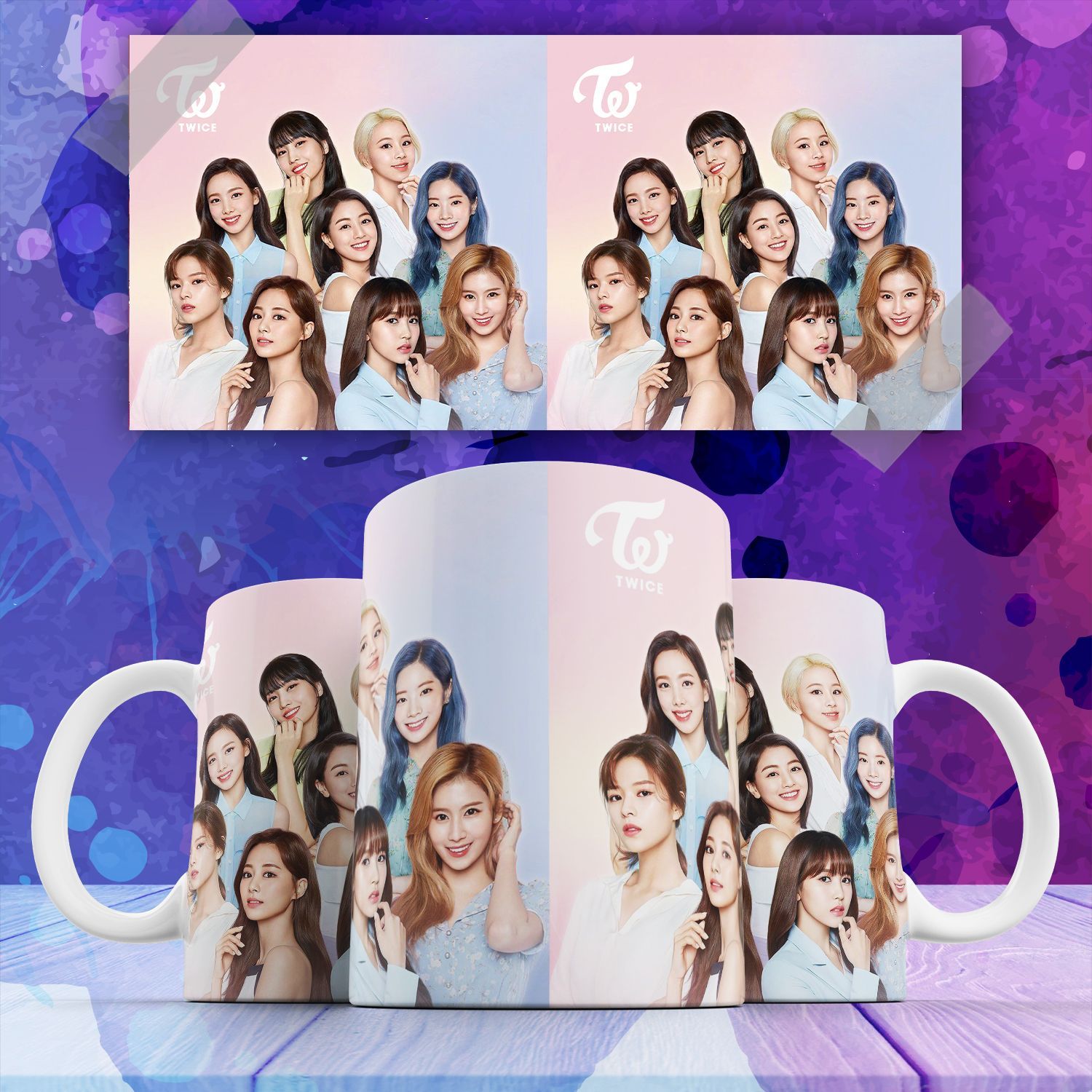 

Кружка с принтом twice к-поп кпоп k-pop 330 мл