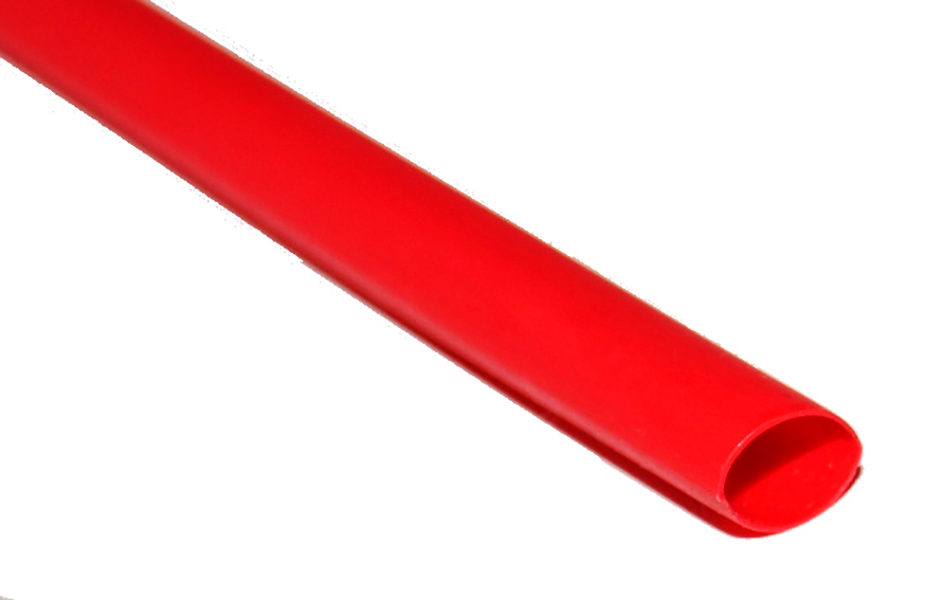 фото Radpol термоусадка radpol 12мм/3мм rckh1 с клеем красный (польша), 0.5м