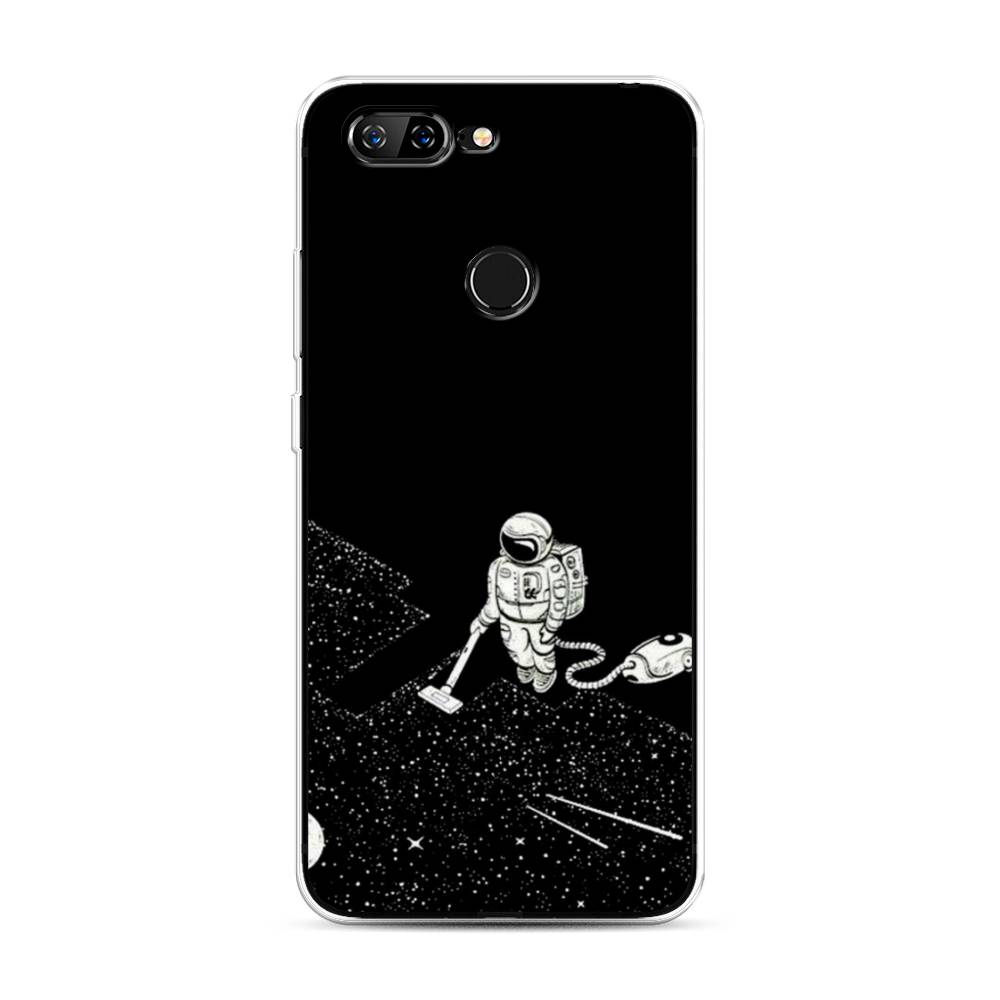 Чехол Awog на Lenovo S5 / Леново S5 Космонавт с пылесосом