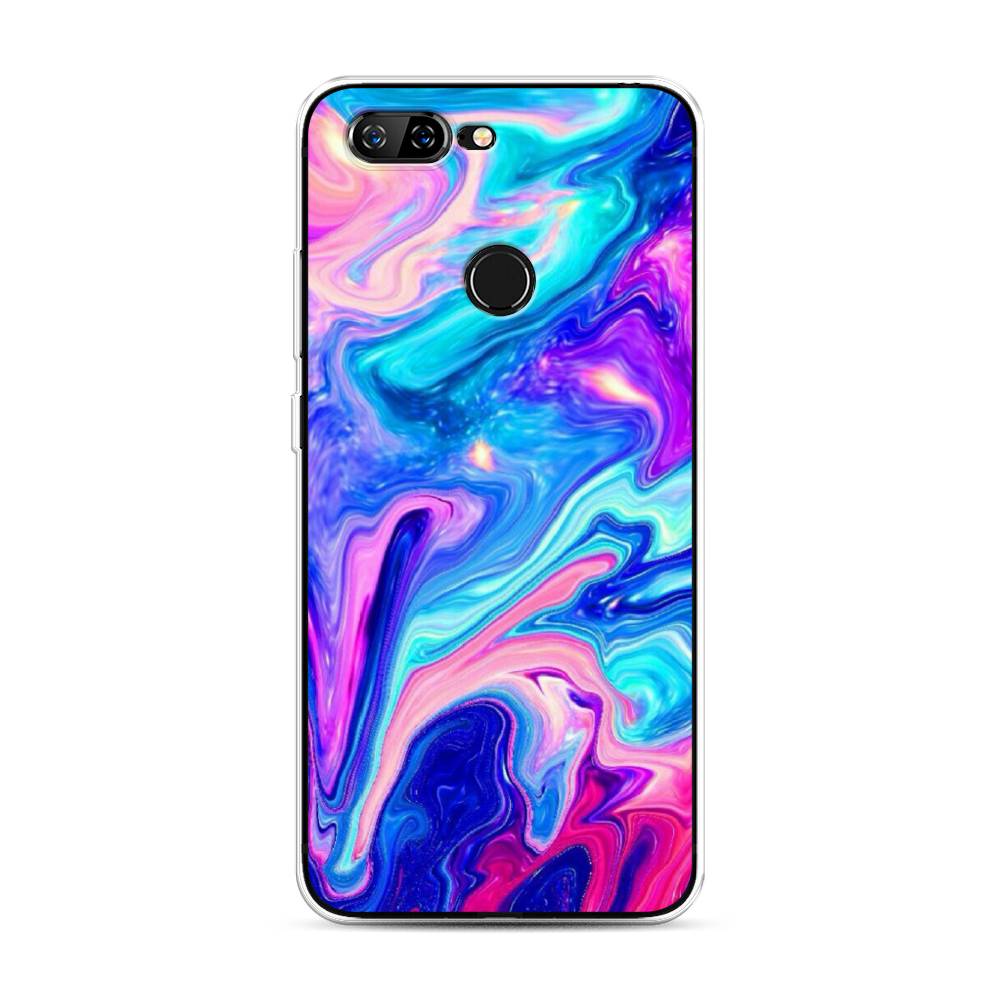 

Чехол Awog на Lenovo S5 / Леново S5 "Потеки краски", Розовый, 112550-10