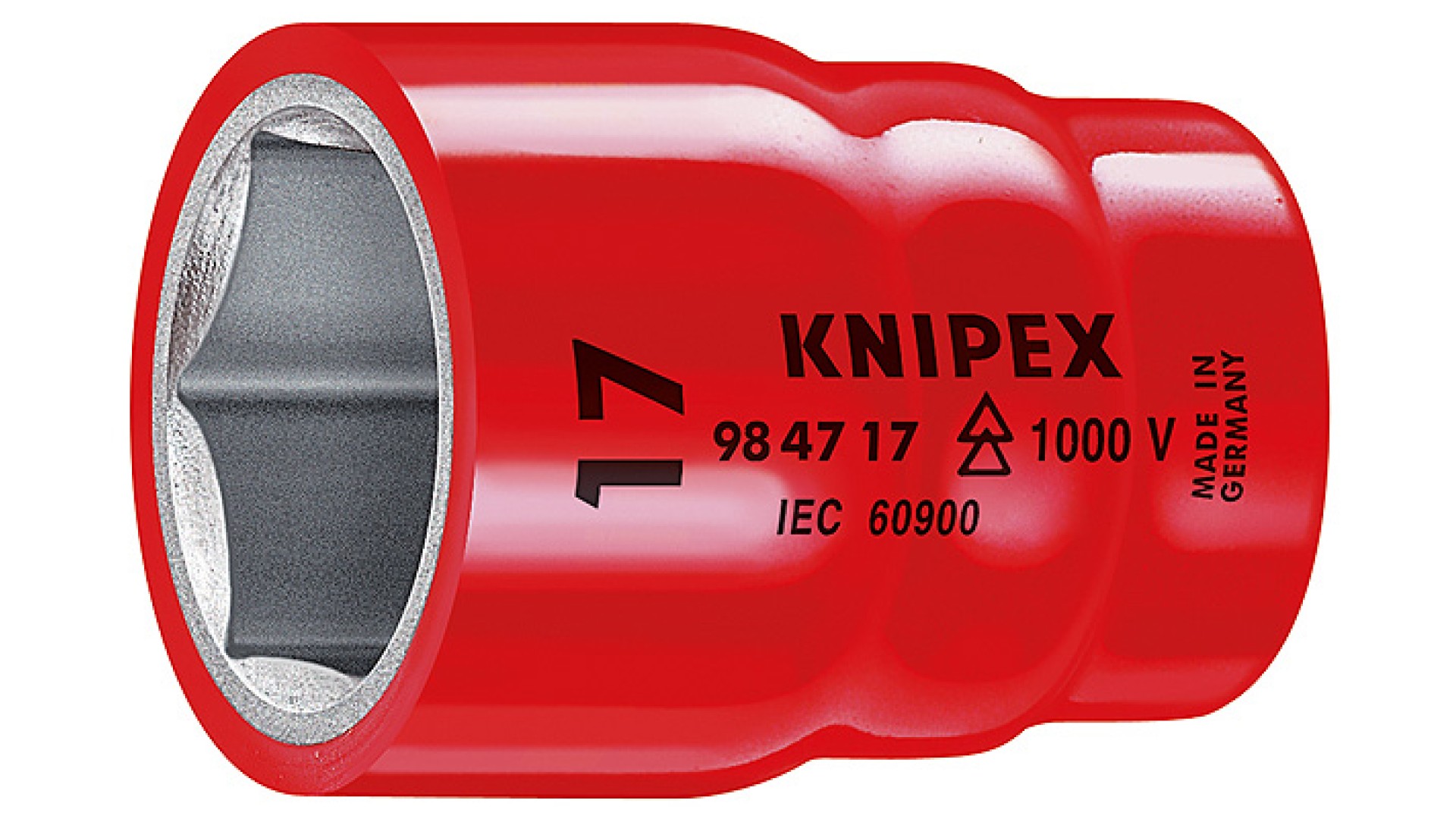 

Торцевая головка Knipex KN-984710 VDE 1/2", 10 мм, диэлектрическая, KN-984710