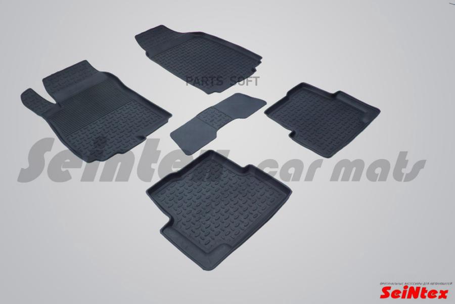 

SEINTEX Коврик салона CHEVROLET Aveo 2 Cobalt 11- резина черный 5 предм. SEINTEX
