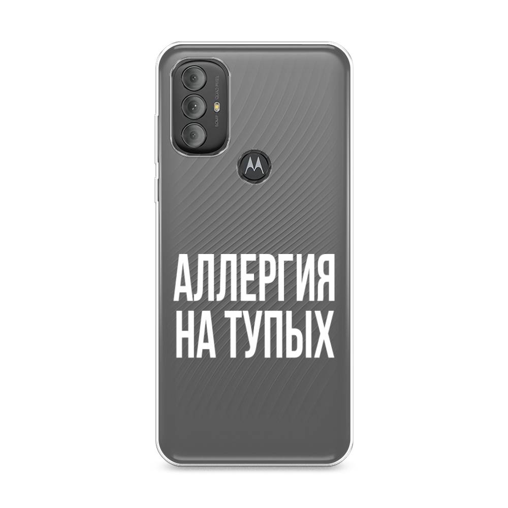 

Чехол Awog на Motorola Moto G Power 2022 "Аллергия на тупых", Разноцветный, 242850-6