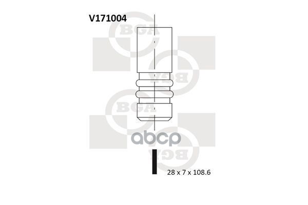 

Клапан BGA V171004