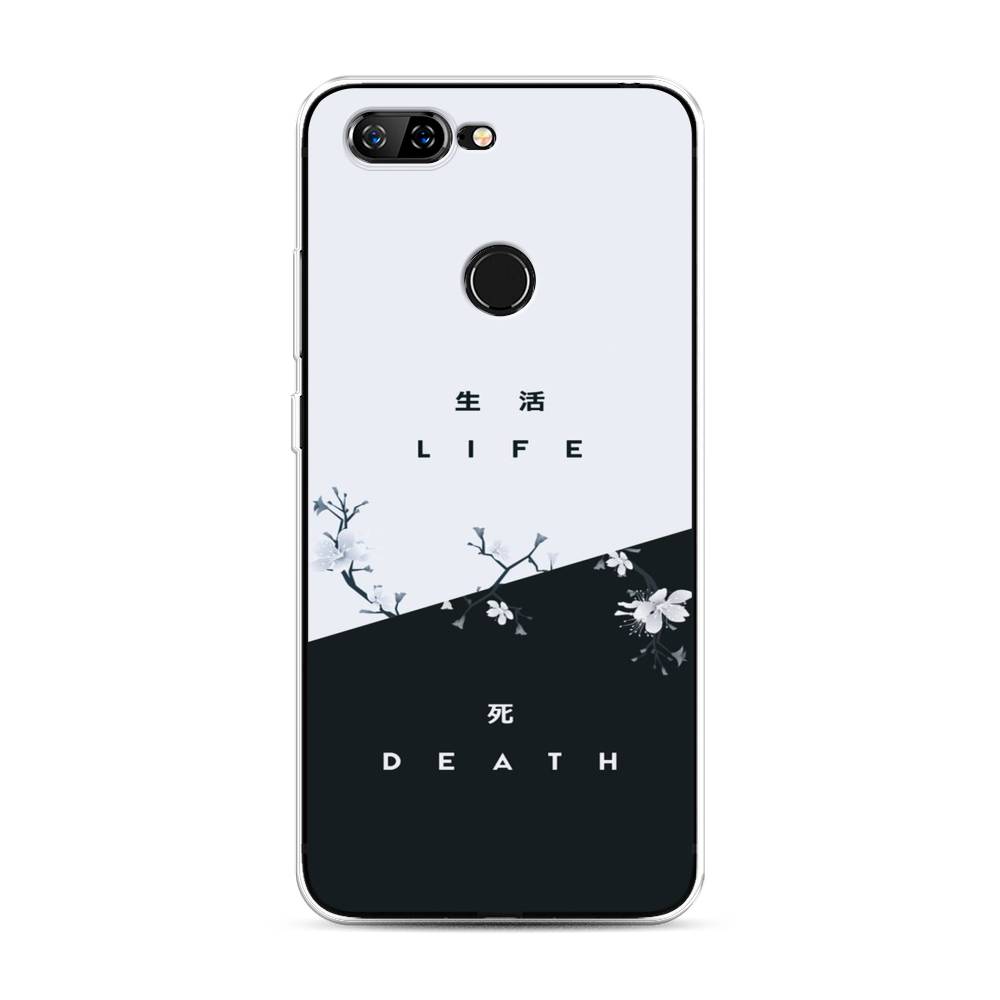 

Чехол Awog на Lenovo S5 / Леново S5 "Life and death", Черный;серый, 112550-7