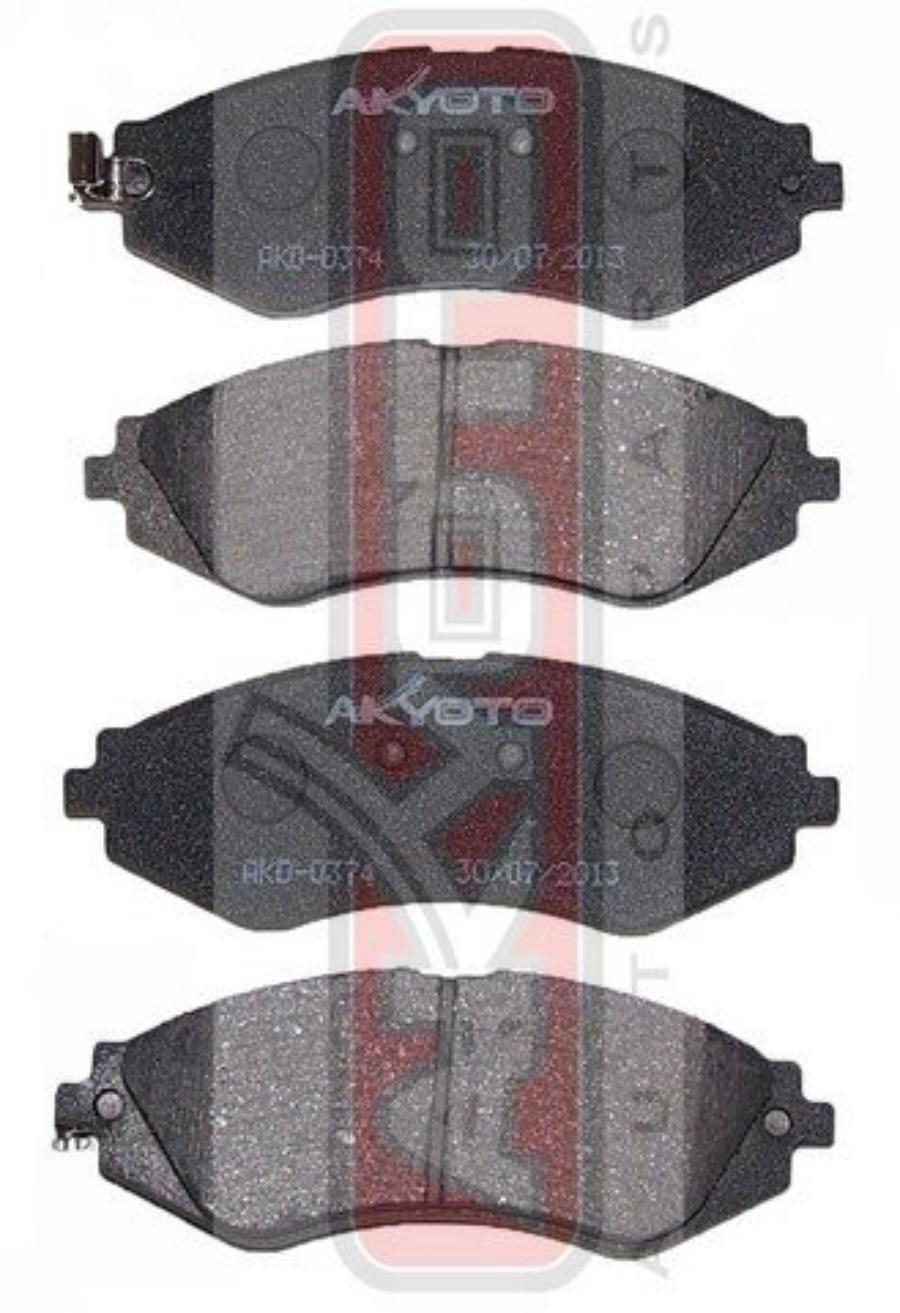 

Тормозные колодки Akyoto передние дисковые akd0374