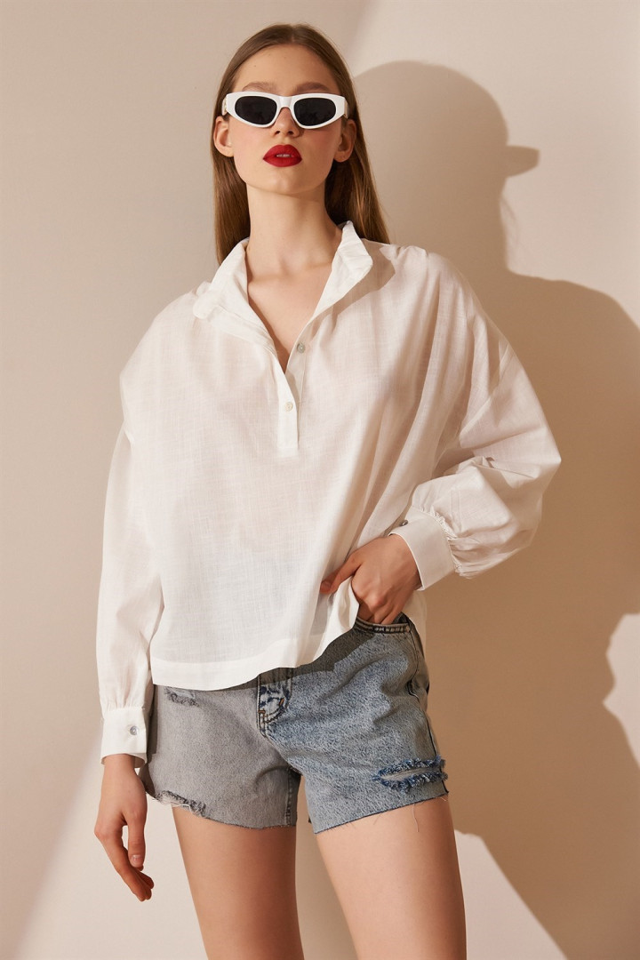 

Рубашка женская NEVER MORE 4350 белая S (товары доставляются из-за рубежа), 4350