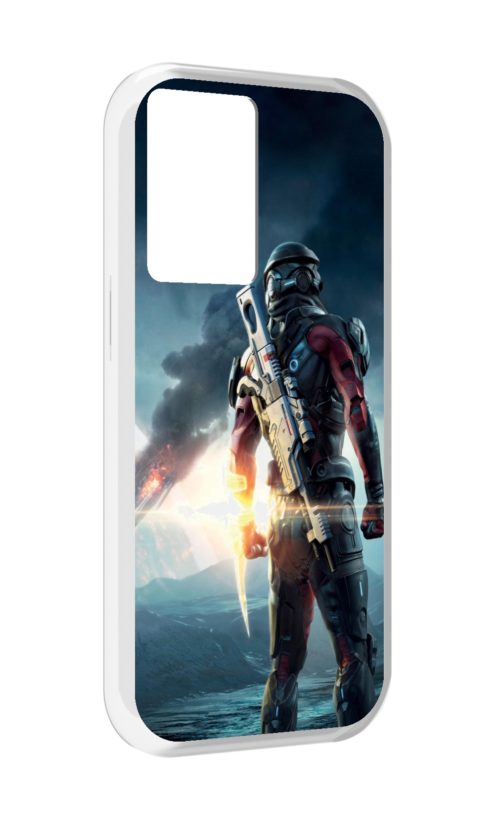 

Чехол MyPads Mass Effect Andromeda Ryder для OnePlus Nord N20 SE, Прозрачный, Tocco