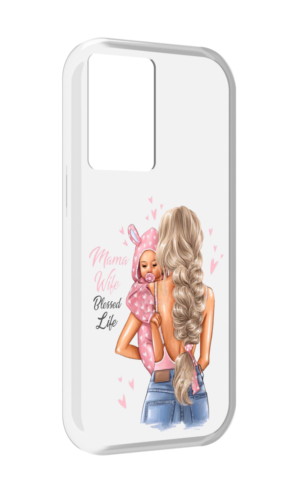 

Чехол MyPads Mama-wibe для OnePlus Nord N20 SE, Прозрачный, Tocco