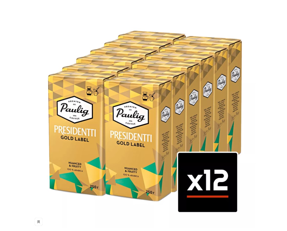 Купить Кофе Paulig Presidentti Gold