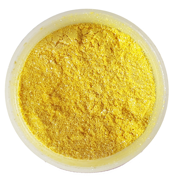 

Блестящая пыльца съедобная Желтый тюльпан Yellow tulip Food Colors, 4,1 гр.