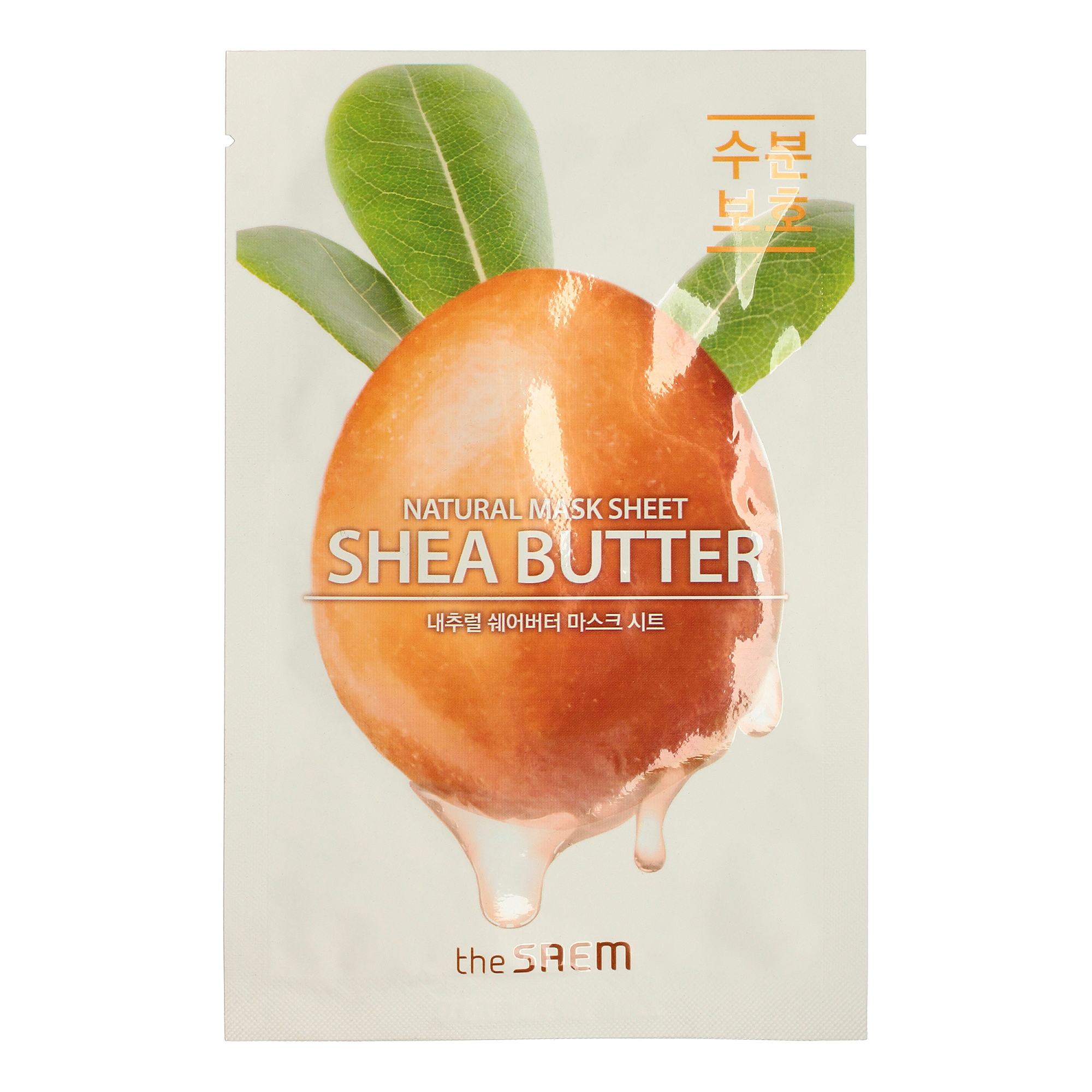 Купить Маска тканевая N с экстрактом масла ши Natural Shea Butter Mask Sheet 21мл, THE SAEM