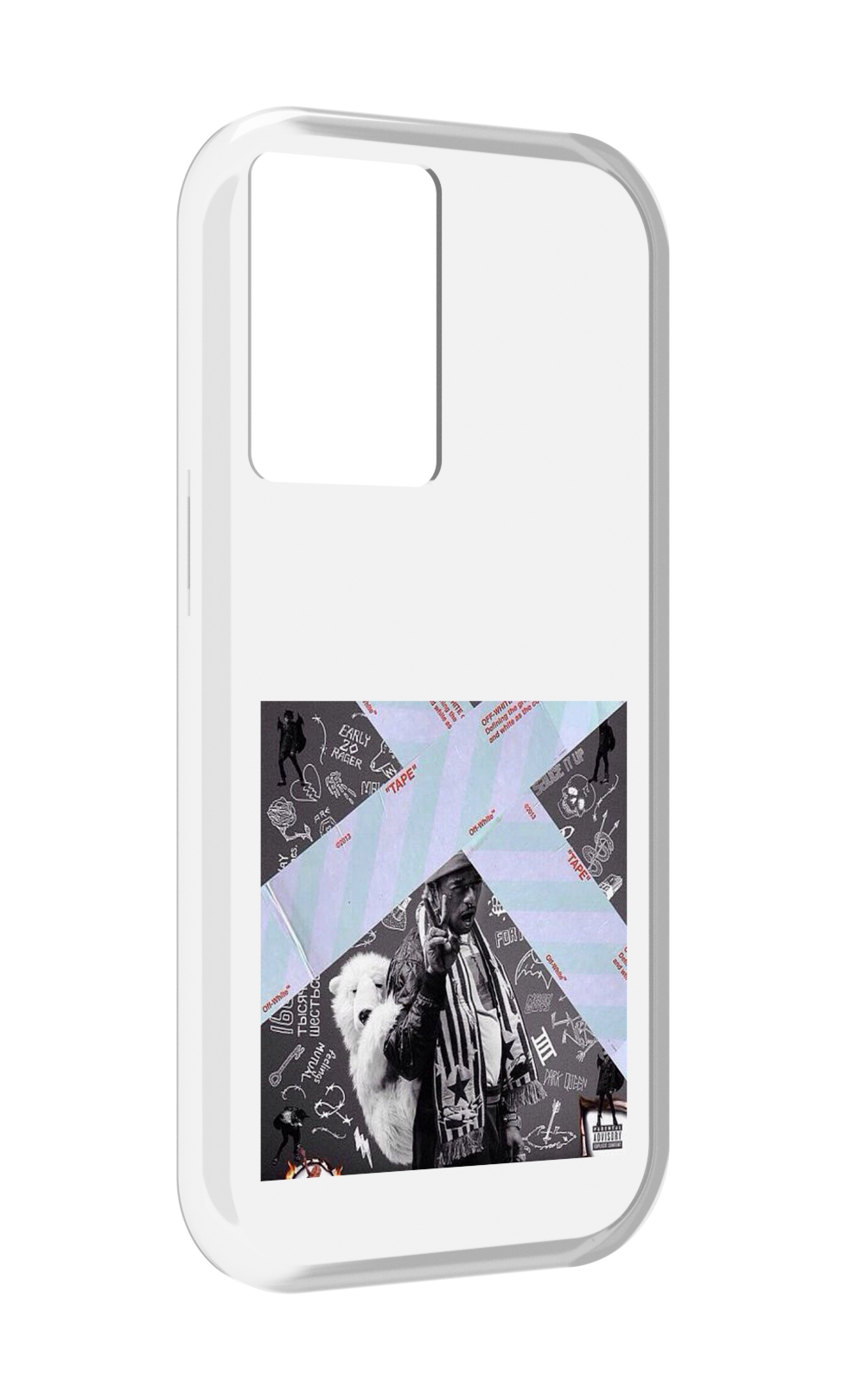 

Чехол MyPads Lil Uzi Vert - Luv Is Rage 2 для OnePlus Nord N20 SE, Прозрачный, Tocco