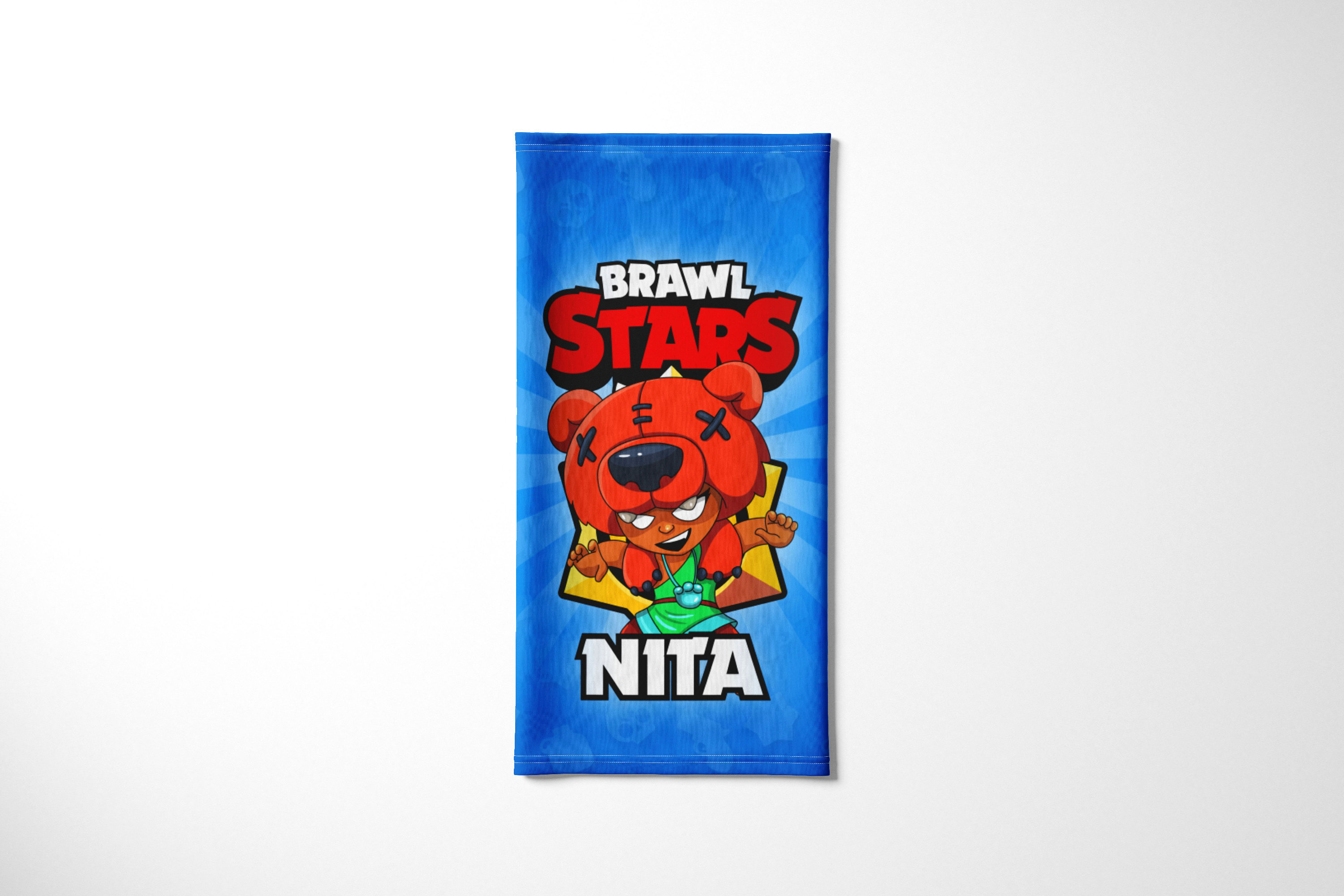 

Бандана / Бафф / Снуд-трансформер / Геймерам / Brawl Stars NITA, Голубой, BBuffVM_VM1972339
