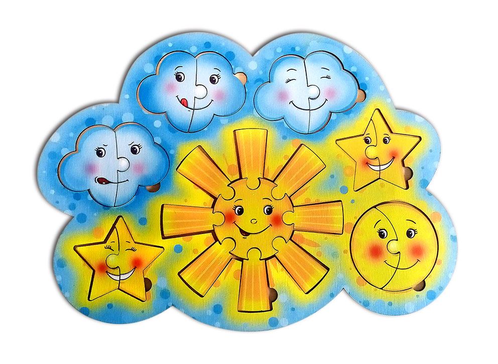 фото Игровой набор smiledecor солнышко и его друзья п1012 smile decor
