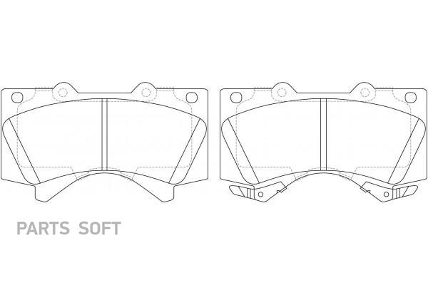 

Тормозные колодки SB Nagamochi дисковые BP21541