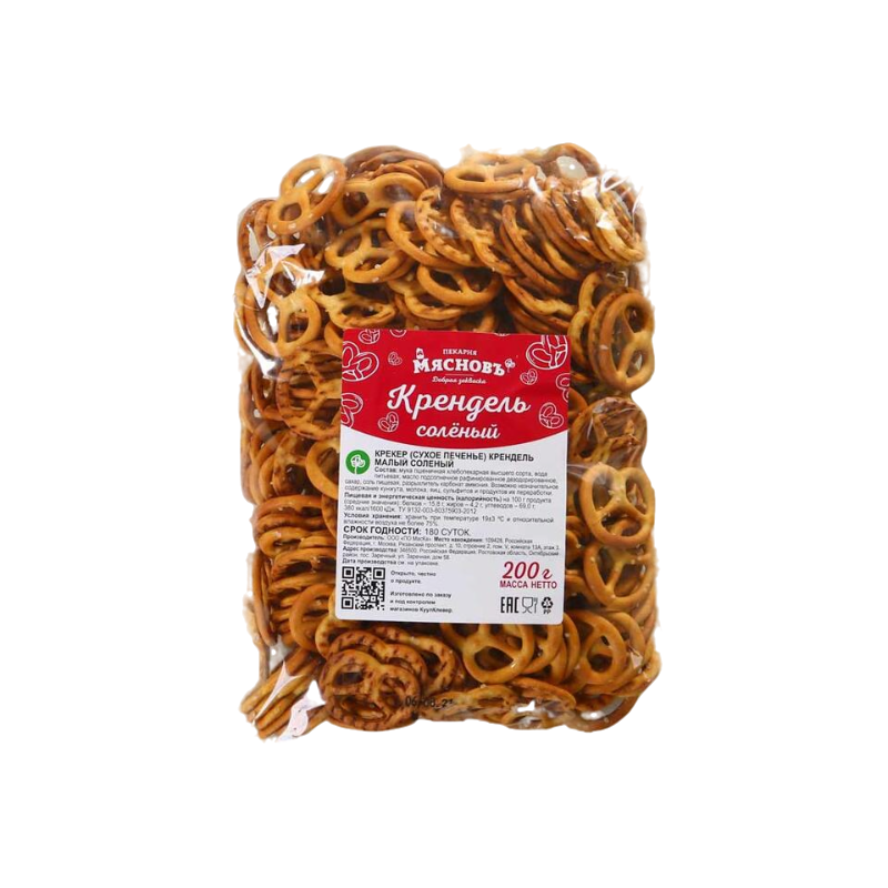 

Крендельки МясновЪ ПЕКАРНЯ соленые 200 г