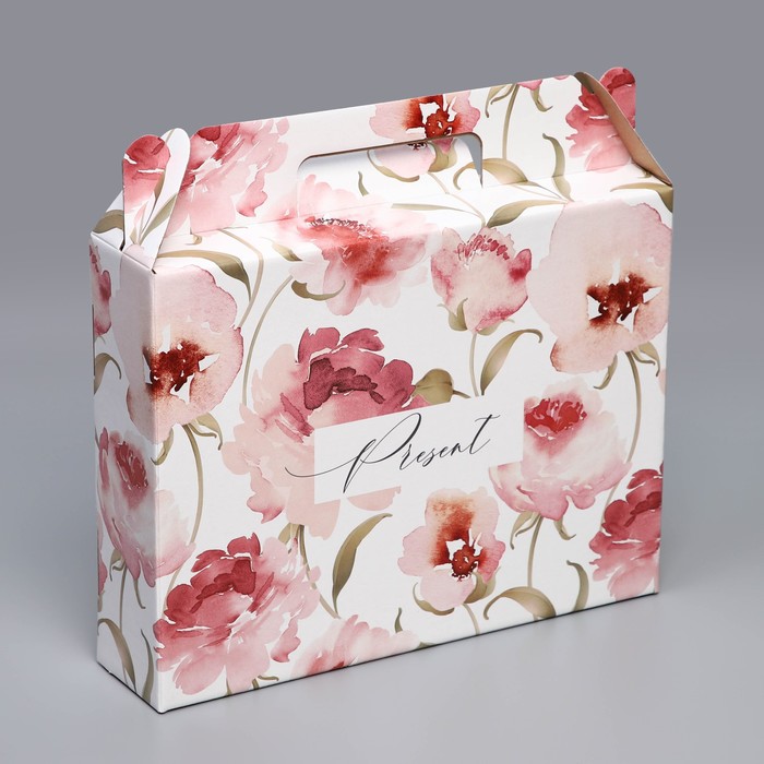

Коробка складная "Present", 33,7 х 25,7 х 7,9 см, Разноцветный