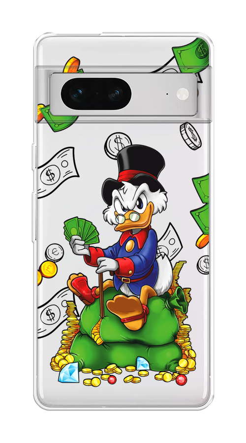 

Чехол на Google Pixel 7 "Scrooge Richness", Черный;синий;зеленый, 271250-1