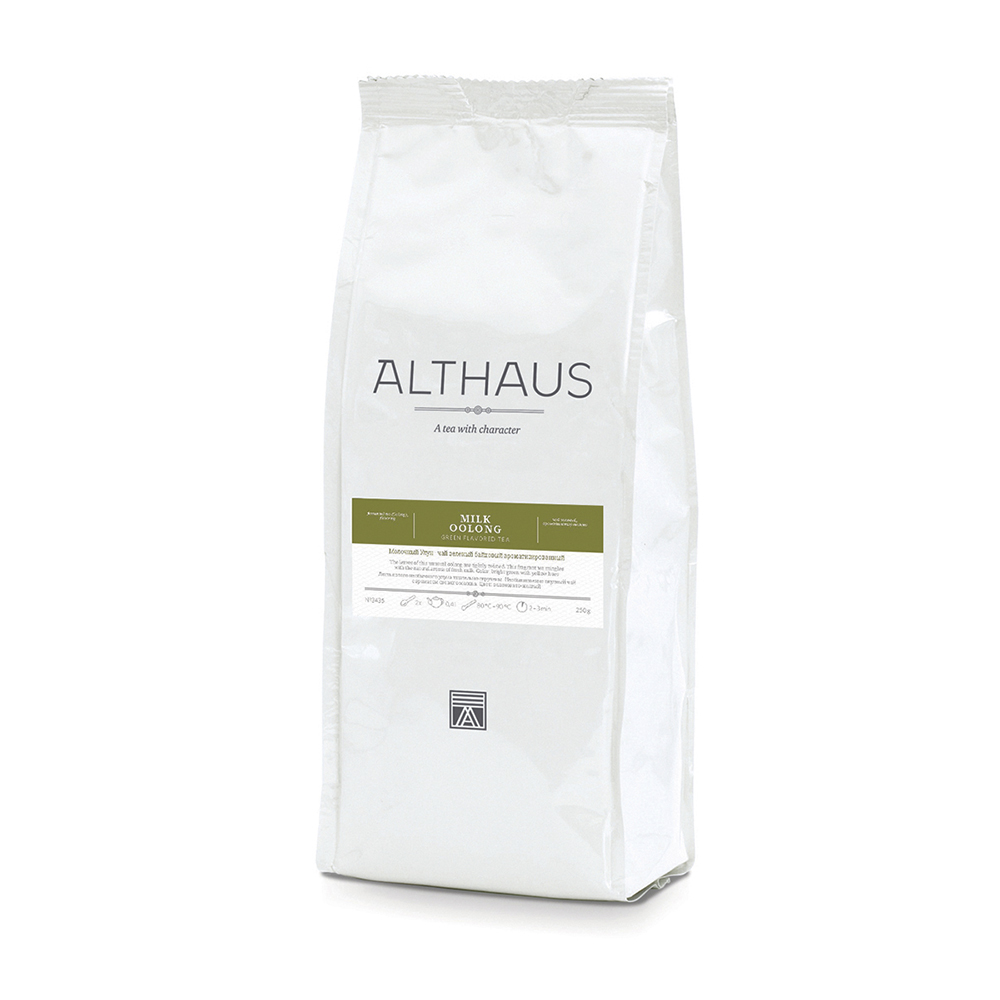 Чай зеленый Althaus Milk Oolong (Молочный Улун), листовой, 250 г