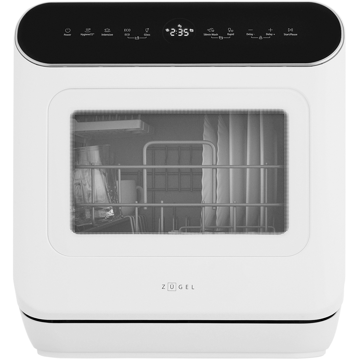 фото Посудомоечная машина zugel zdf461w white, black