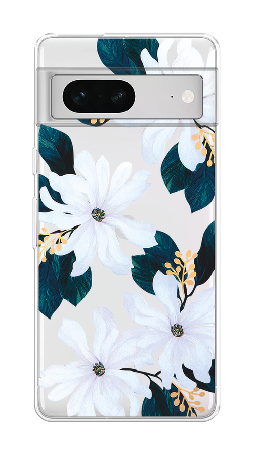 

Чехол на Google Pixel 7 "Delilah Flower", Зеленый;белый, 271250-1