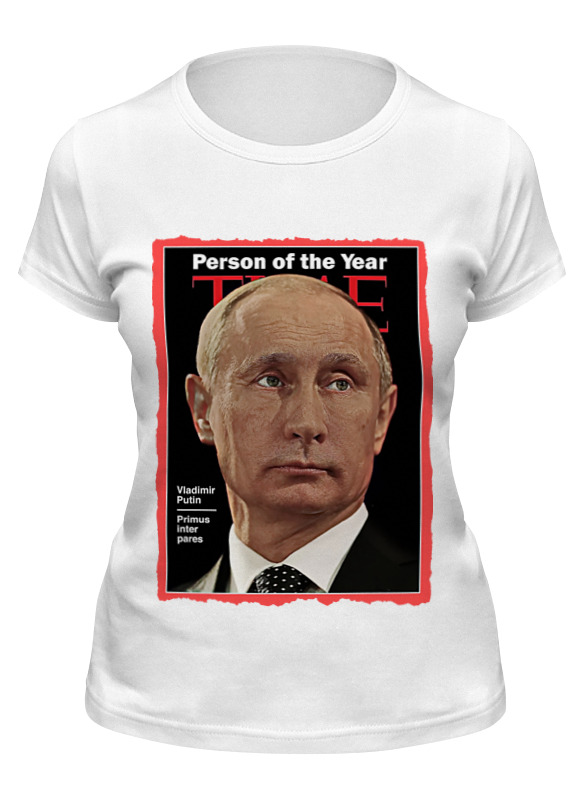 

Футболка женская Printio Putin белая 2XL, Белый, Putin