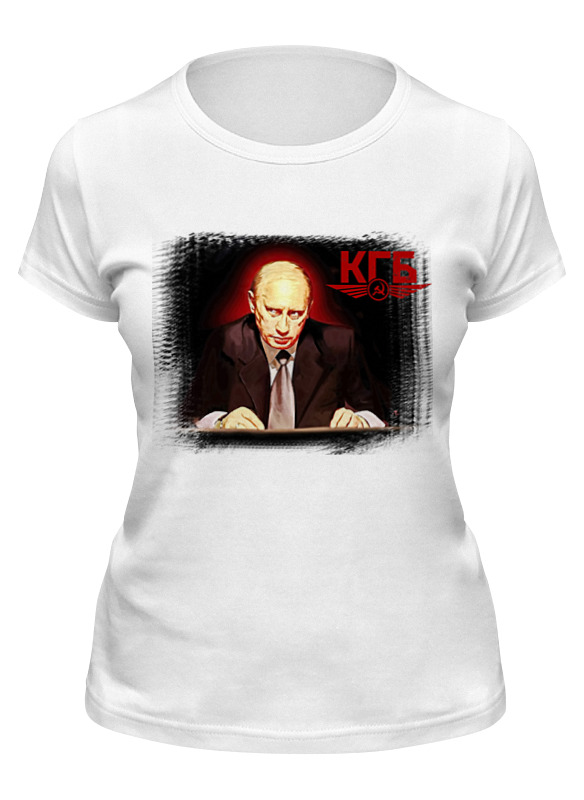 

Футболка женская Printio Putin белая 2XL, Белый, Putin