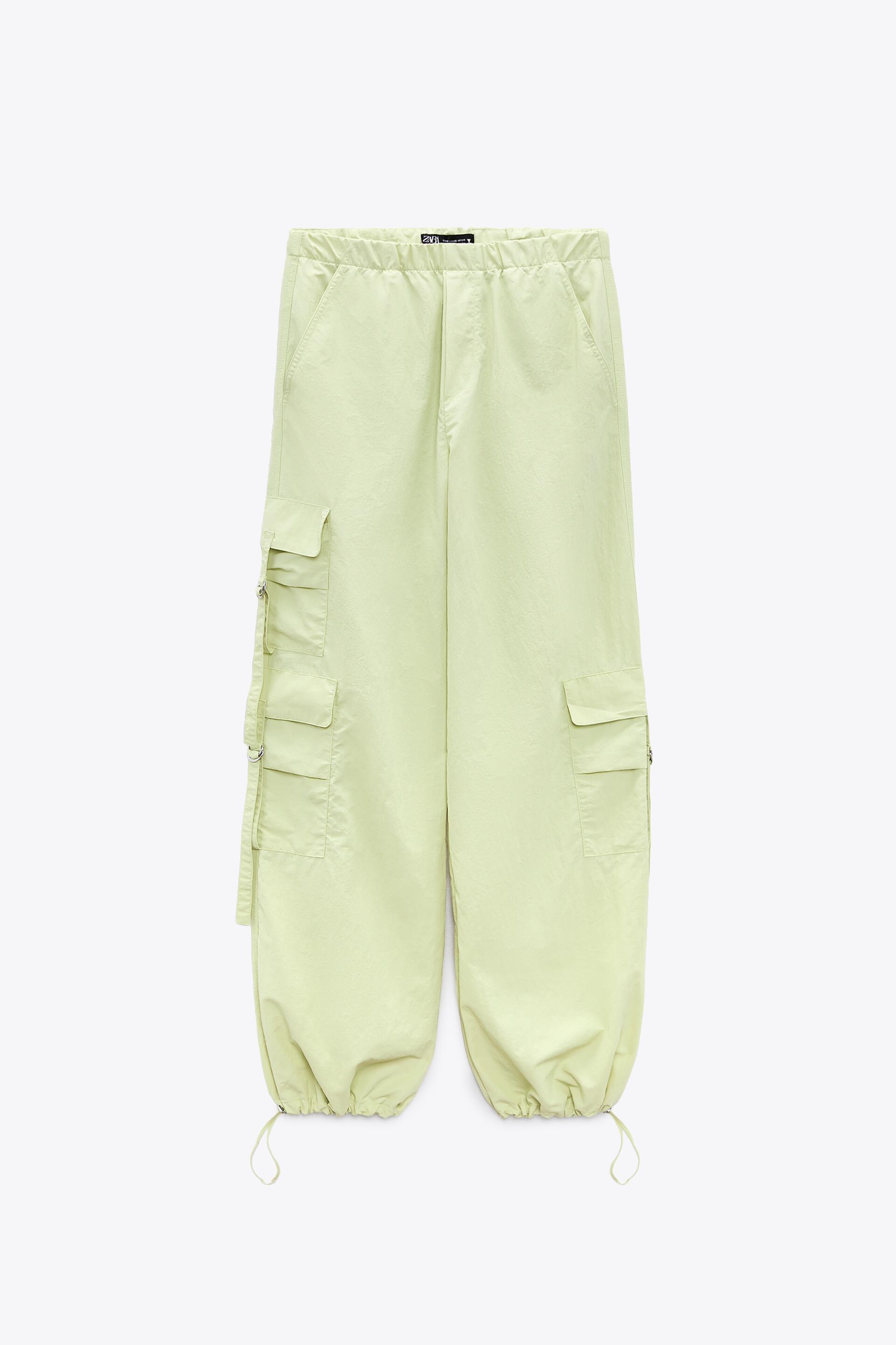 

Брюки женские ZARA 04391906 зеленые XS (доставка из-за рубежа), Зеленый, 04391906