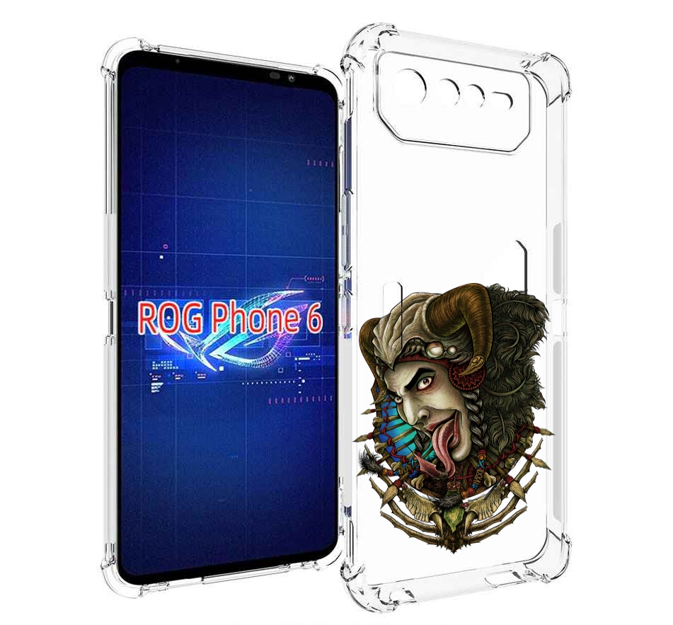 

Чехол MyPads длинный язык для Asus ROG Phone 6, Прозрачный, Tocco