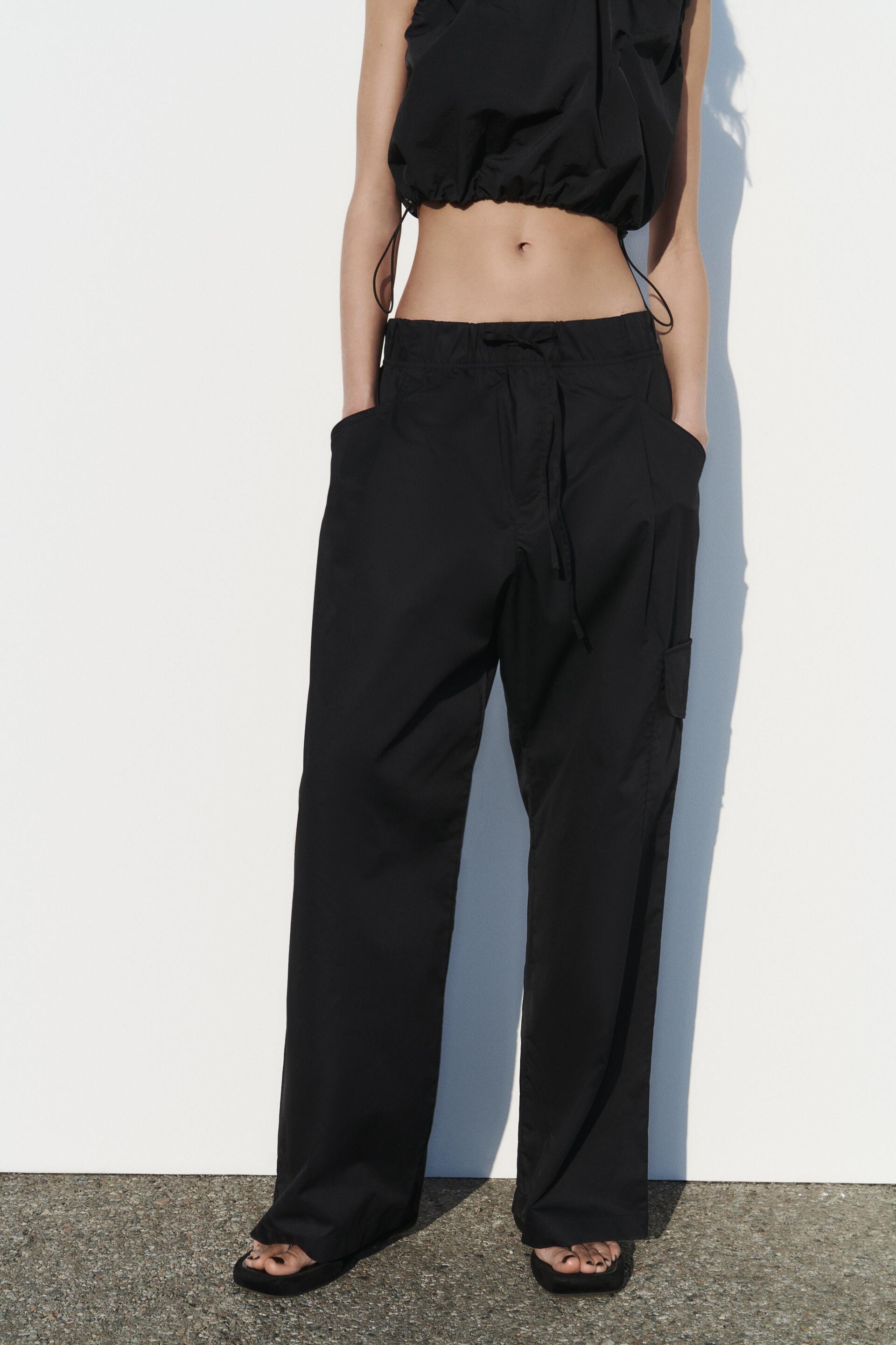 

Брюки женские ZARA 07102403 черные S (доставка из-за рубежа), 07102403