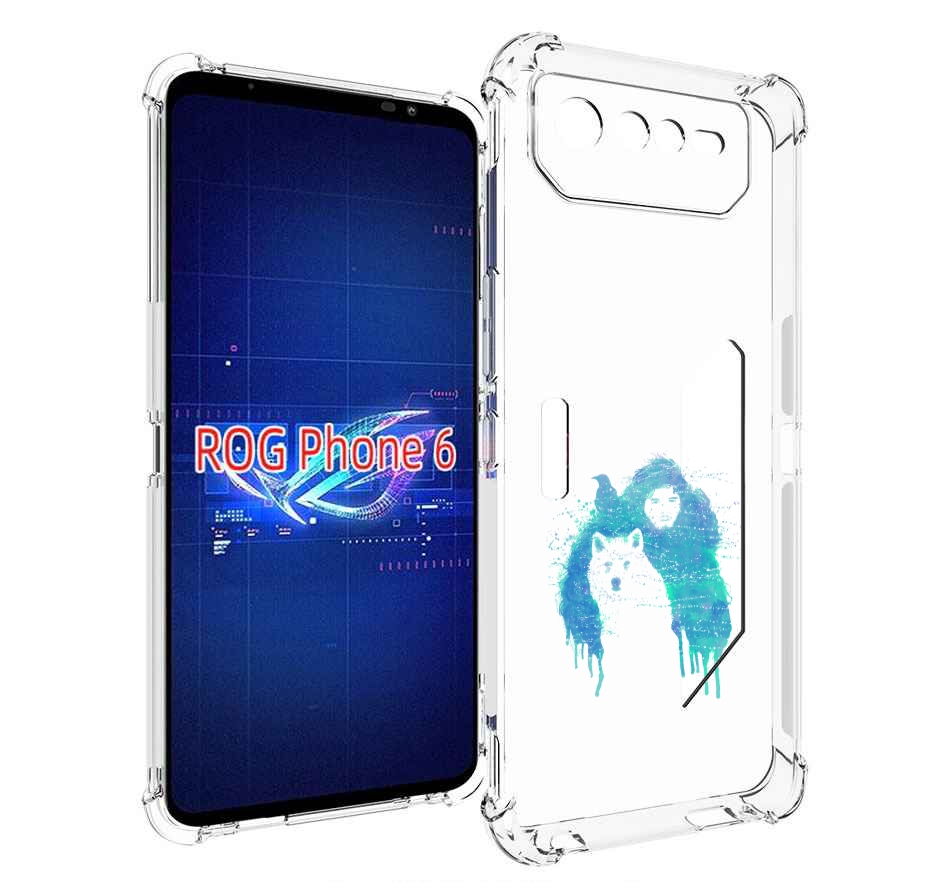 

Чехол MyPads джон сноу для Asus ROG Phone 6, Прозрачный, Tocco