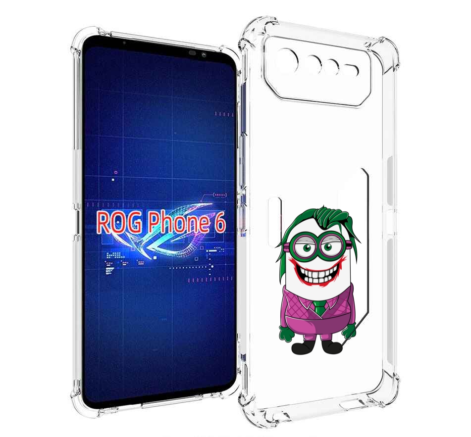

Чехол MyPads джокер миньон для Asus ROG Phone 6, Прозрачный, Tocco