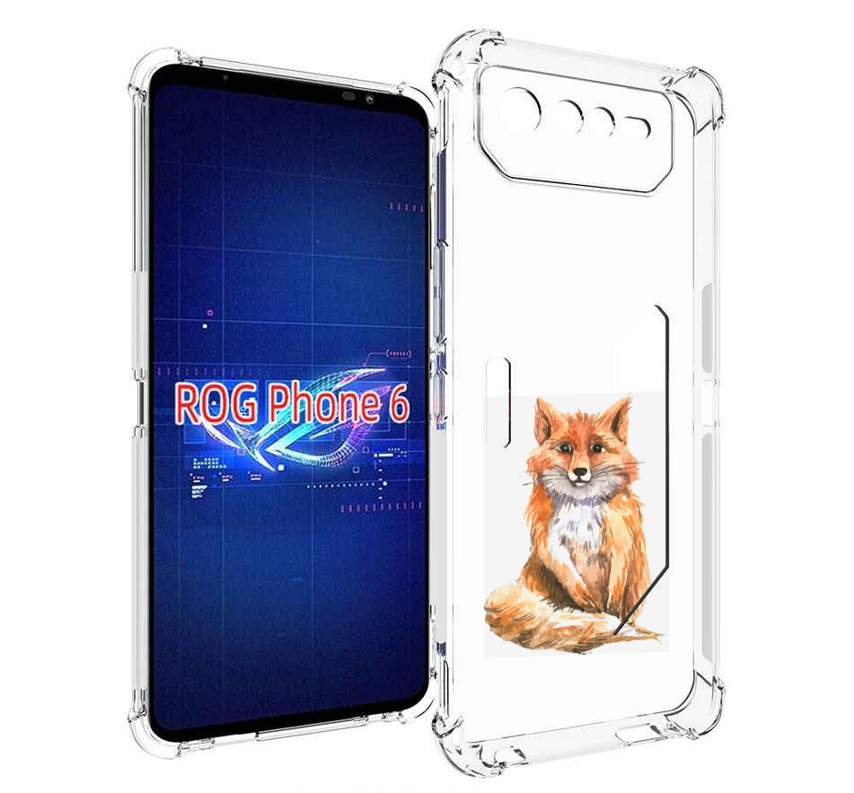 

Чехол MyPads детская лиса для Asus ROG Phone 6, Прозрачный, Tocco