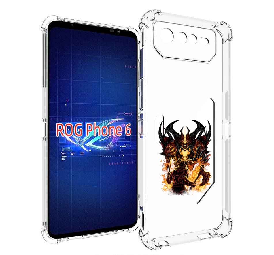 

Чехол MyPads демон shadow fiend для Asus ROG Phone 6, Прозрачный, Tocco