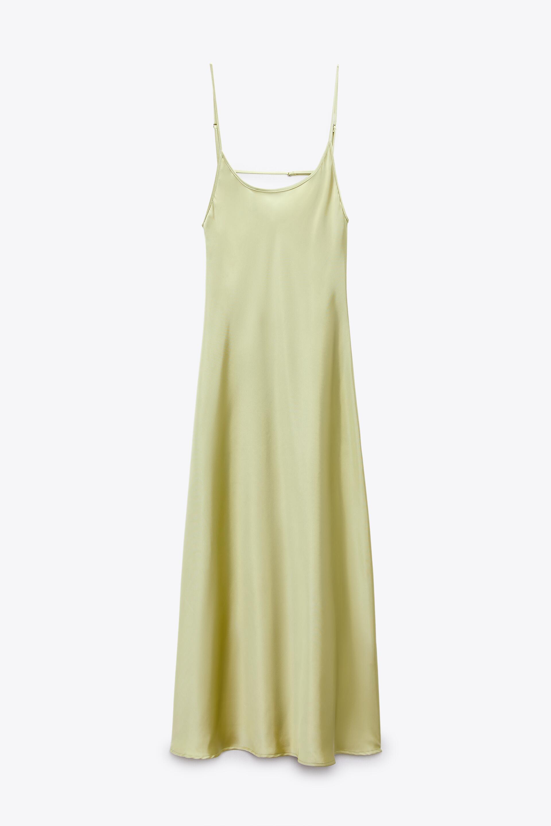 

Платье женское ZARA 07102345 зеленое XS (доставка из-за рубежа), 07102345
