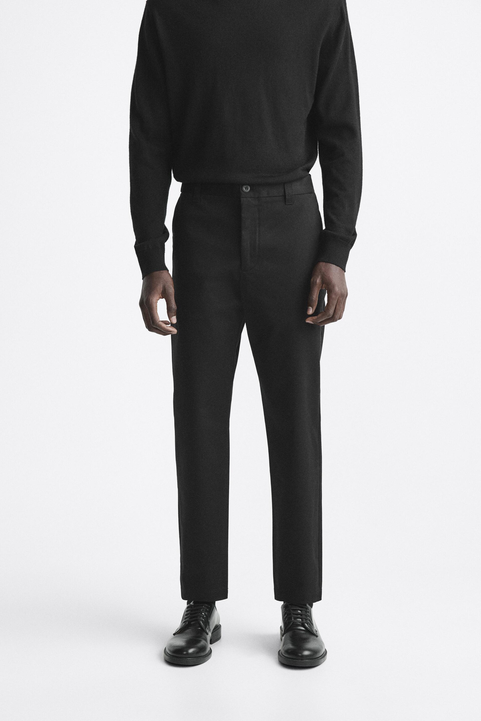 

Брюки мужские ZARA 06861133 черные 38 (доставка из-за рубежа), 06861133