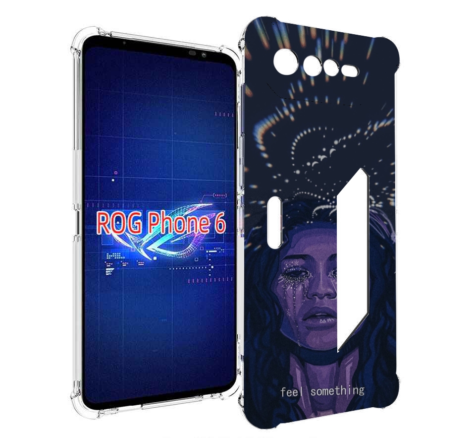 

Чехол MyPads чувствую себя непонятно женский для Asus ROG Phone 6, Прозрачный, Tocco