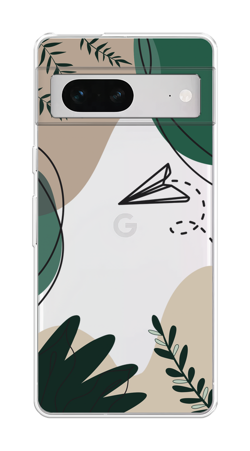 

Чехол на Google Pixel 7 "Secret Garden", Зеленый;бежевый;черный, 271250-1