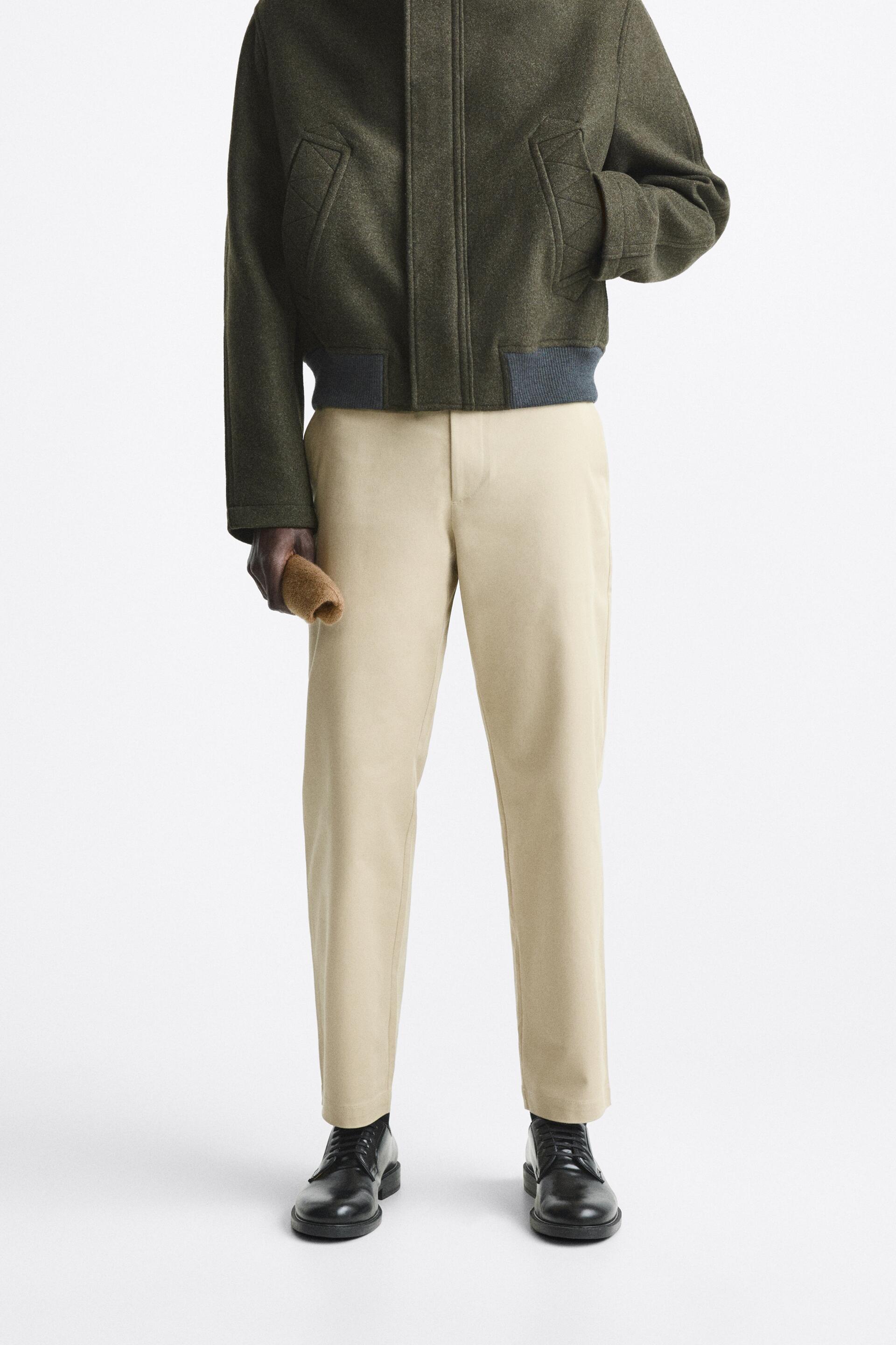 

Брюки мужские ZARA 06861133 бежевые 46 (доставка из-за рубежа), 06861133