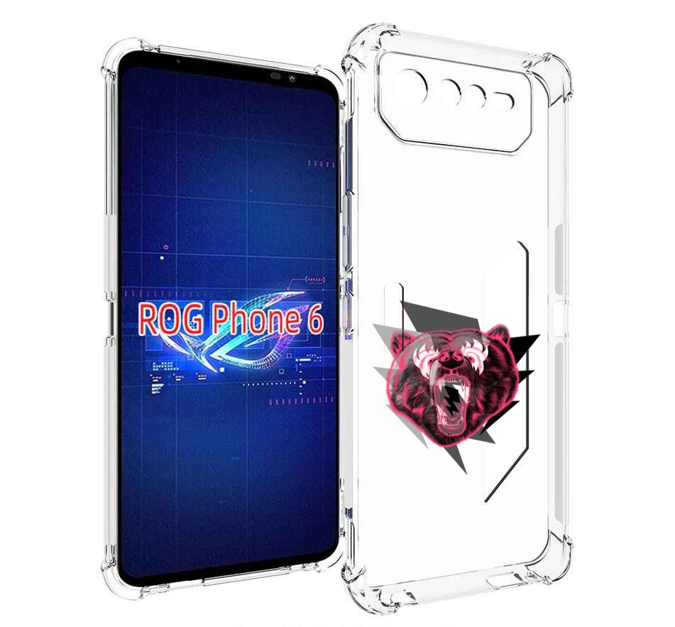 

Чехол MyPads грозовой медведь для Asus ROG Phone 6, Прозрачный, Tocco