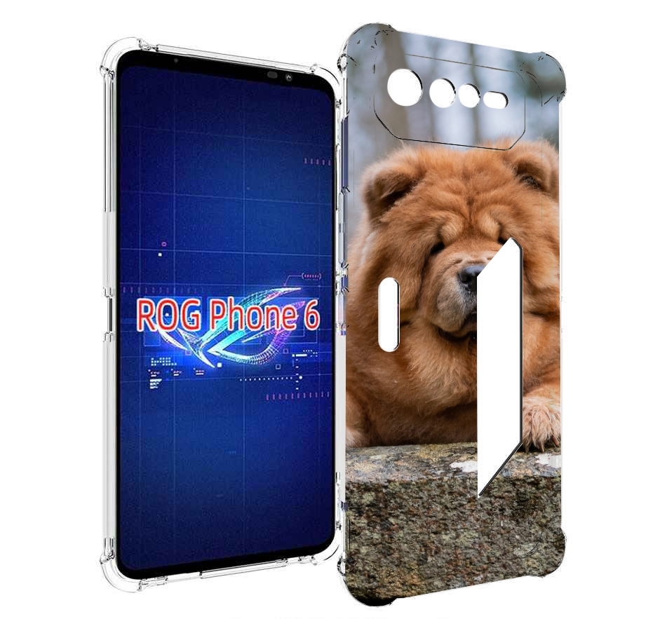 

Чехол MyPads чау чау для Asus ROG Phone 6, Прозрачный, Tocco