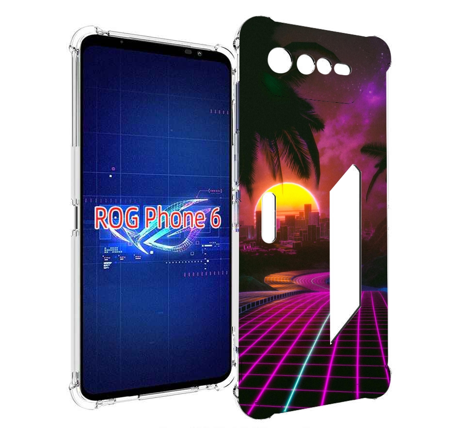

Чехол MyPads хотлайнмайами 2 для Asus ROG Phone 6, Прозрачный, Tocco