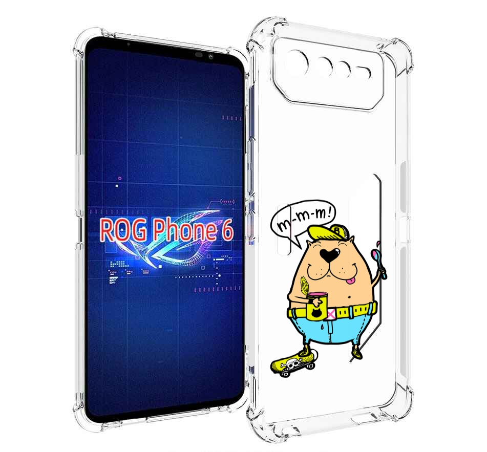 

Чехол MyPads Бобр для Asus ROG Phone 6, Прозрачный, Tocco