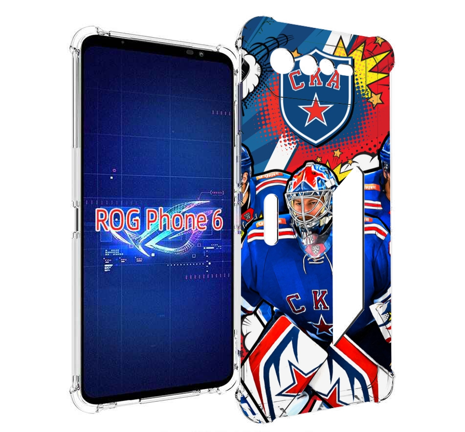 

Чехол MyPads хк ска спб мужской для Asus ROG Phone 6, Прозрачный, Tocco