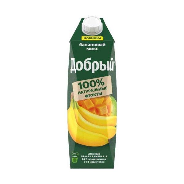 Напиток сокосодержащий Добрый банановый микс 1 л